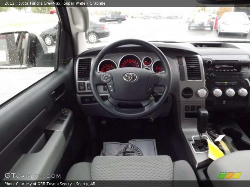 Super White / Graphite 2012 Toyota Tundra CrewMax
