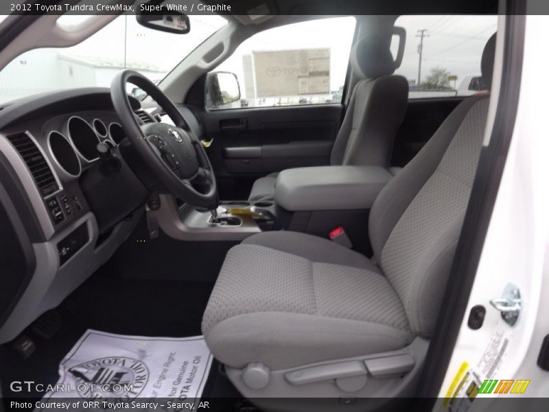 Super White / Graphite 2012 Toyota Tundra CrewMax