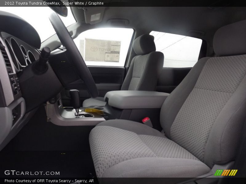 Super White / Graphite 2012 Toyota Tundra CrewMax