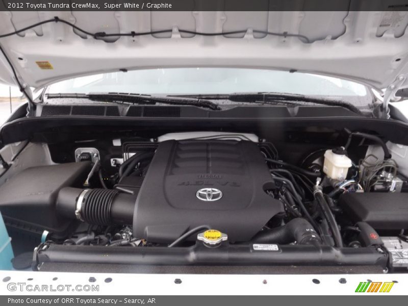 Super White / Graphite 2012 Toyota Tundra CrewMax