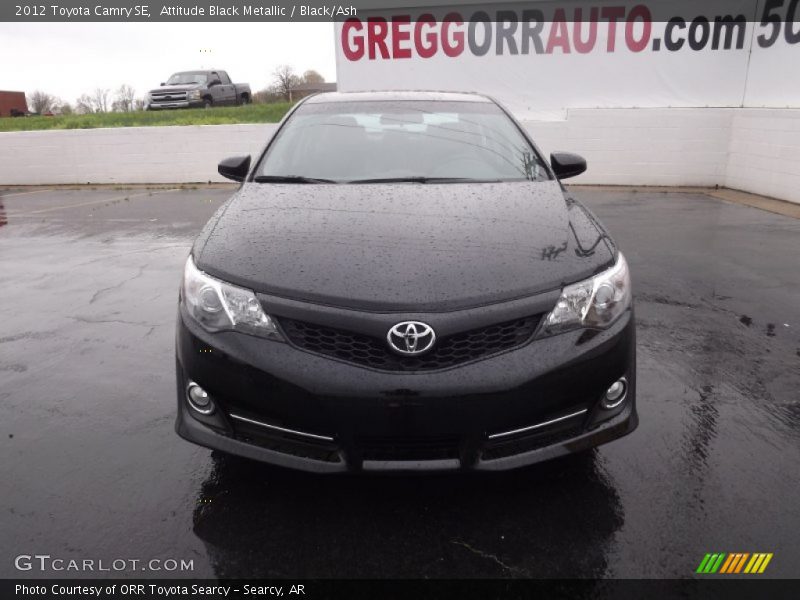 Attitude Black Metallic / Black/Ash 2012 Toyota Camry SE