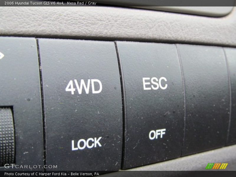 Mesa Red / Gray 2006 Hyundai Tucson GLS V6 4x4