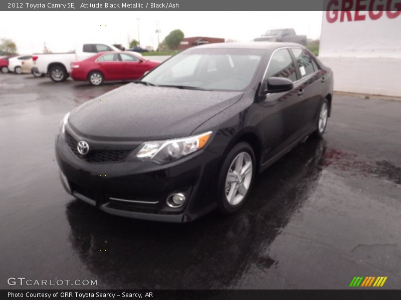 Attitude Black Metallic / Black/Ash 2012 Toyota Camry SE