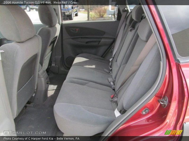 Mesa Red / Gray 2006 Hyundai Tucson GLS V6 4x4