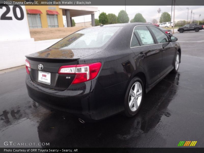 Attitude Black Metallic / Black/Ash 2012 Toyota Camry SE