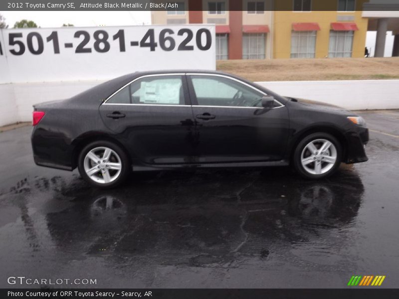 Attitude Black Metallic / Black/Ash 2012 Toyota Camry SE