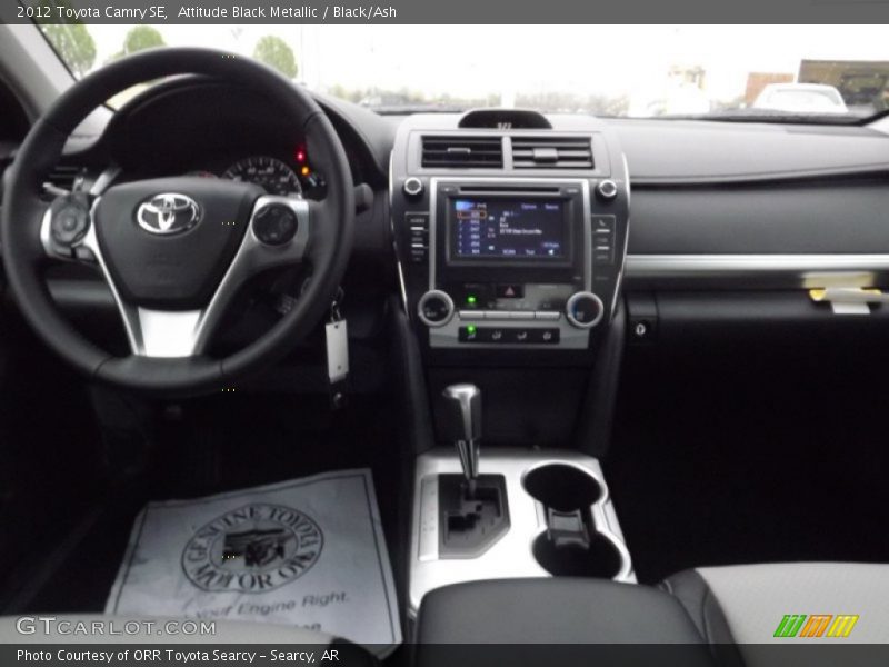 Attitude Black Metallic / Black/Ash 2012 Toyota Camry SE