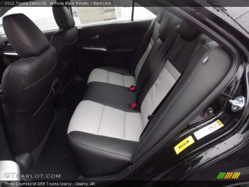 Attitude Black Metallic / Black/Ash 2012 Toyota Camry SE