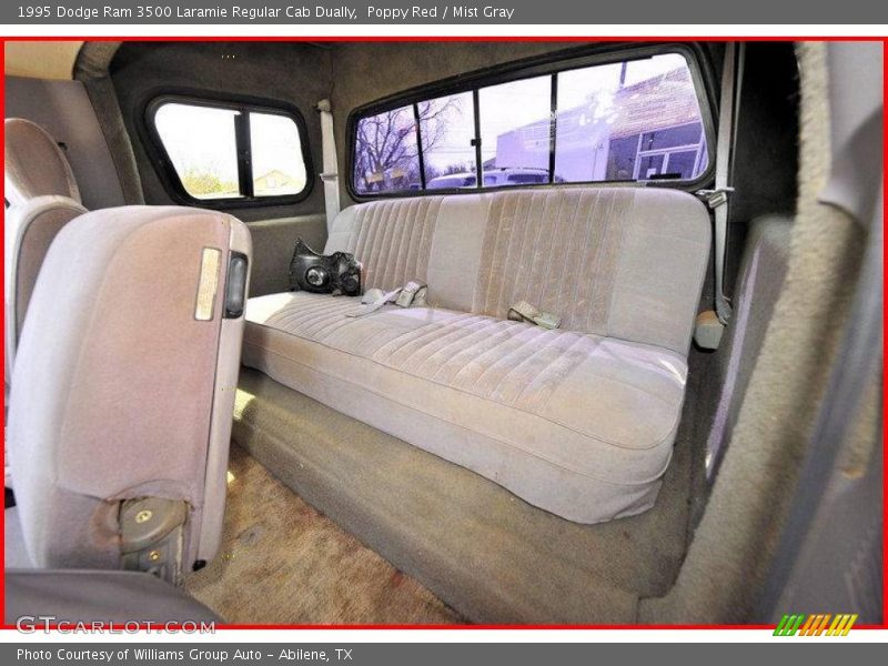 Poppy Red / Mist Gray 1995 Dodge Ram 3500 Laramie Regular Cab Dually