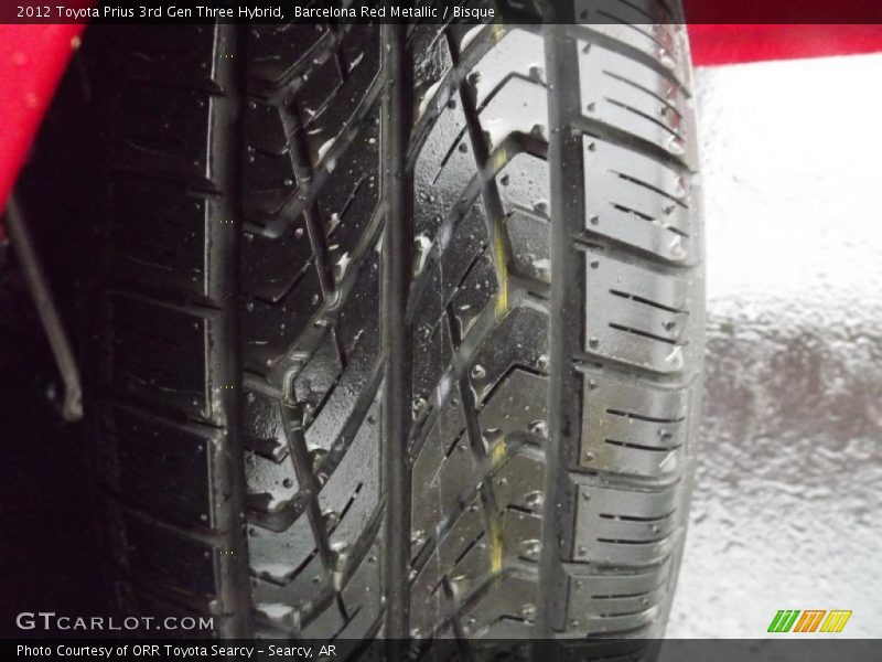 Barcelona Red Metallic / Bisque 2012 Toyota Prius 3rd Gen Three Hybrid