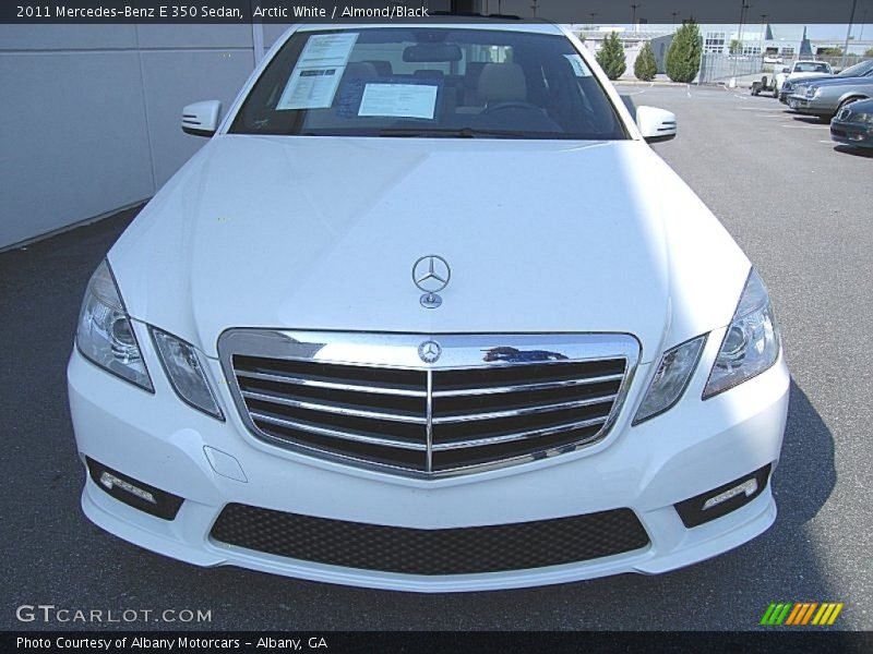 Arctic White / Almond/Black 2011 Mercedes-Benz E 350 Sedan