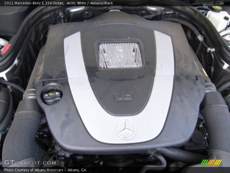 Arctic White / Almond/Black 2011 Mercedes-Benz E 350 Sedan