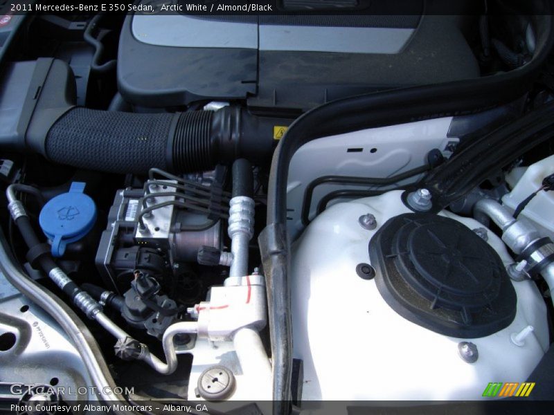 Arctic White / Almond/Black 2011 Mercedes-Benz E 350 Sedan