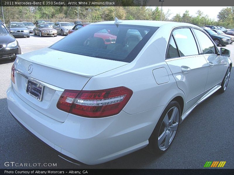 Arctic White / Almond/Black 2011 Mercedes-Benz E 350 Sedan