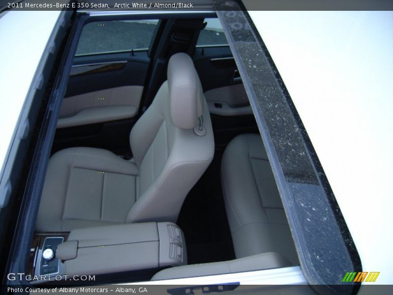 Arctic White / Almond/Black 2011 Mercedes-Benz E 350 Sedan