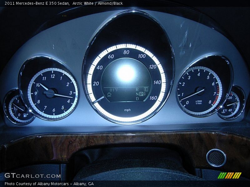 Arctic White / Almond/Black 2011 Mercedes-Benz E 350 Sedan