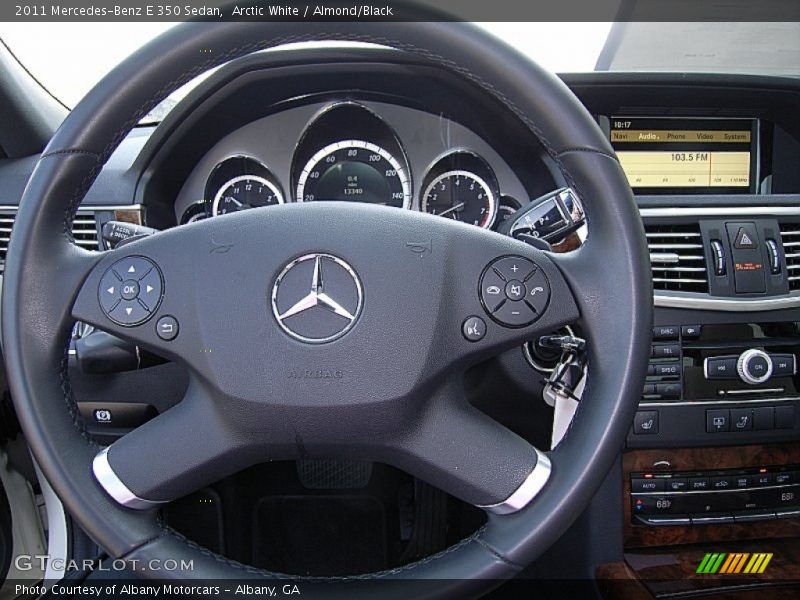 Arctic White / Almond/Black 2011 Mercedes-Benz E 350 Sedan