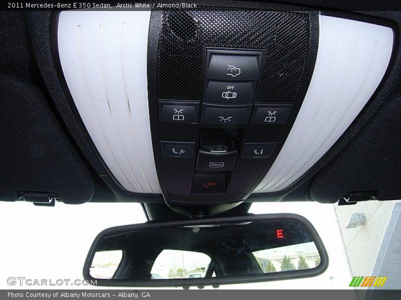 Arctic White / Almond/Black 2011 Mercedes-Benz E 350 Sedan