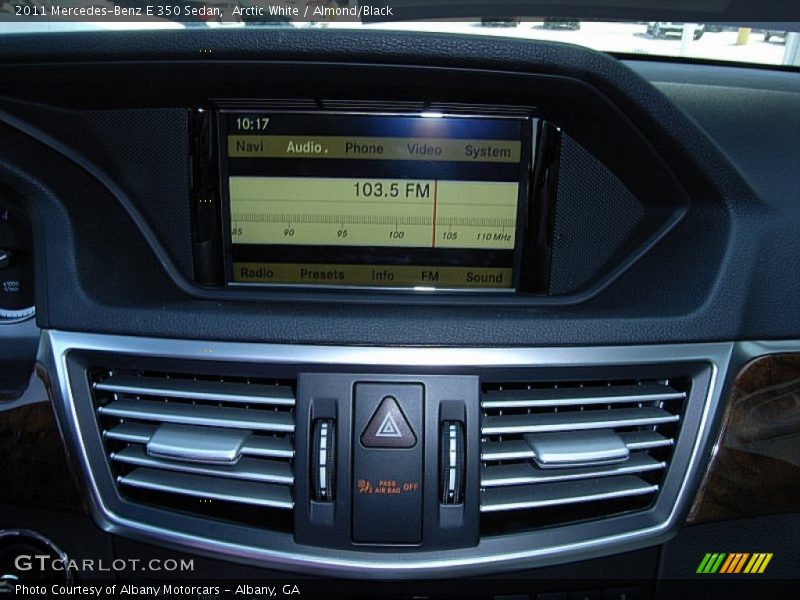 Arctic White / Almond/Black 2011 Mercedes-Benz E 350 Sedan