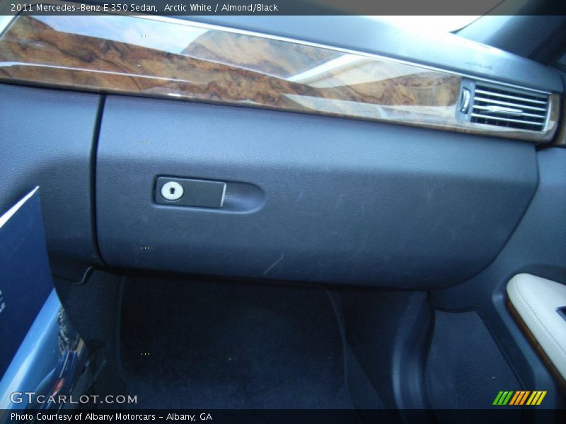 Arctic White / Almond/Black 2011 Mercedes-Benz E 350 Sedan