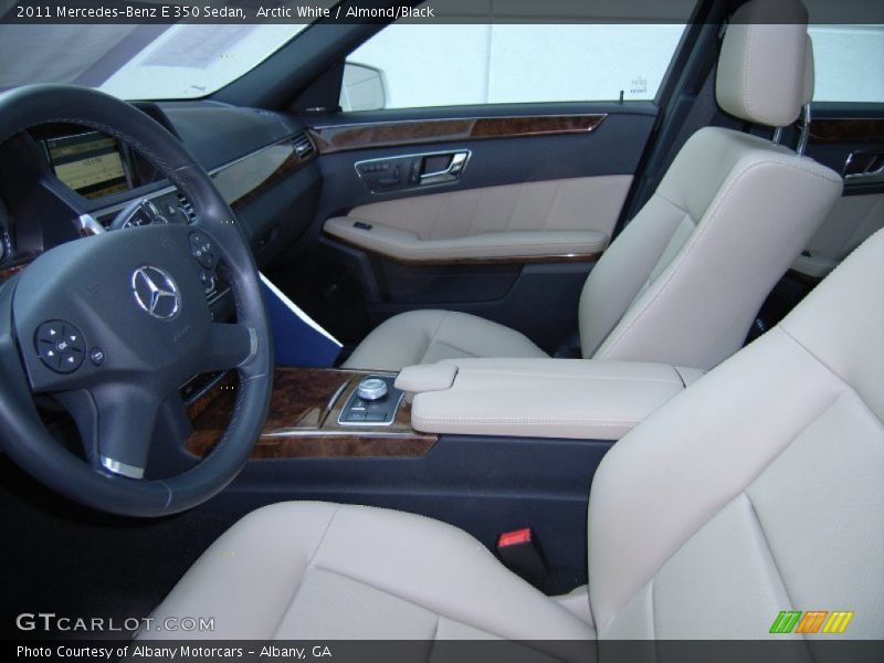 Arctic White / Almond/Black 2011 Mercedes-Benz E 350 Sedan