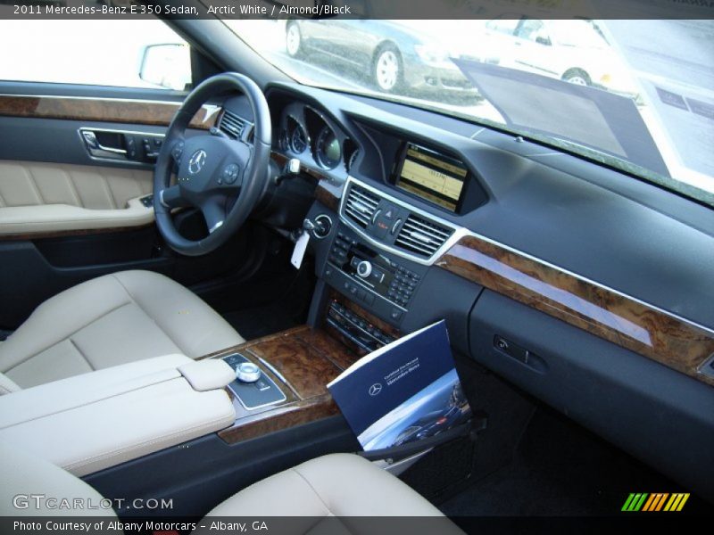 Arctic White / Almond/Black 2011 Mercedes-Benz E 350 Sedan