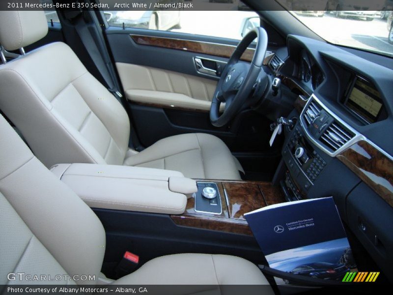 Arctic White / Almond/Black 2011 Mercedes-Benz E 350 Sedan