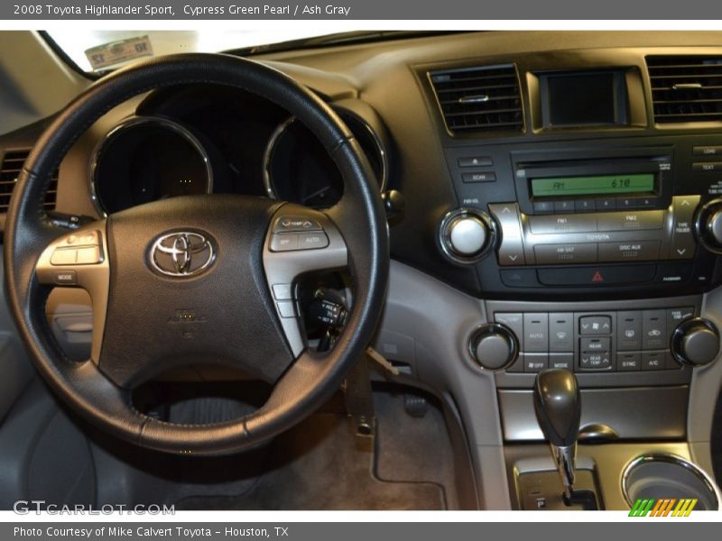 Cypress Green Pearl / Ash Gray 2008 Toyota Highlander Sport