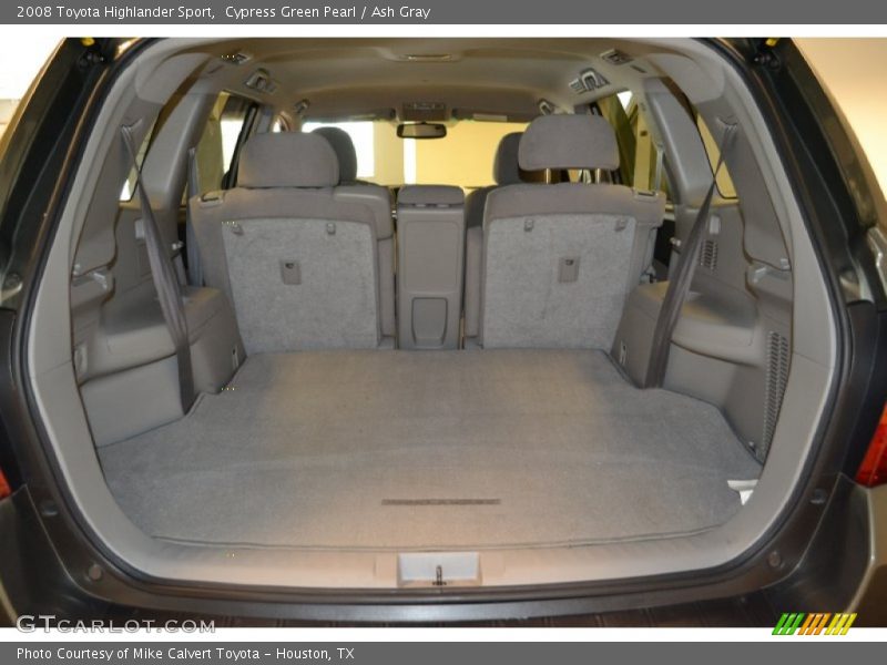 Cypress Green Pearl / Ash Gray 2008 Toyota Highlander Sport