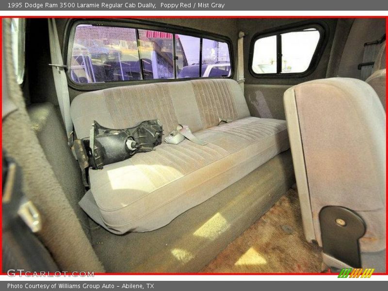 Poppy Red / Mist Gray 1995 Dodge Ram 3500 Laramie Regular Cab Dually