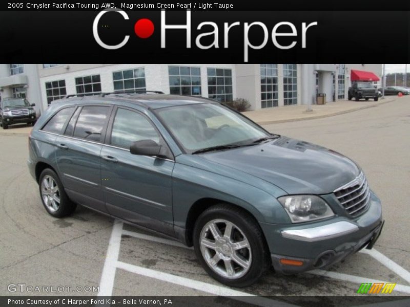 Magnesium Green Pearl / Light Taupe 2005 Chrysler Pacifica Touring AWD