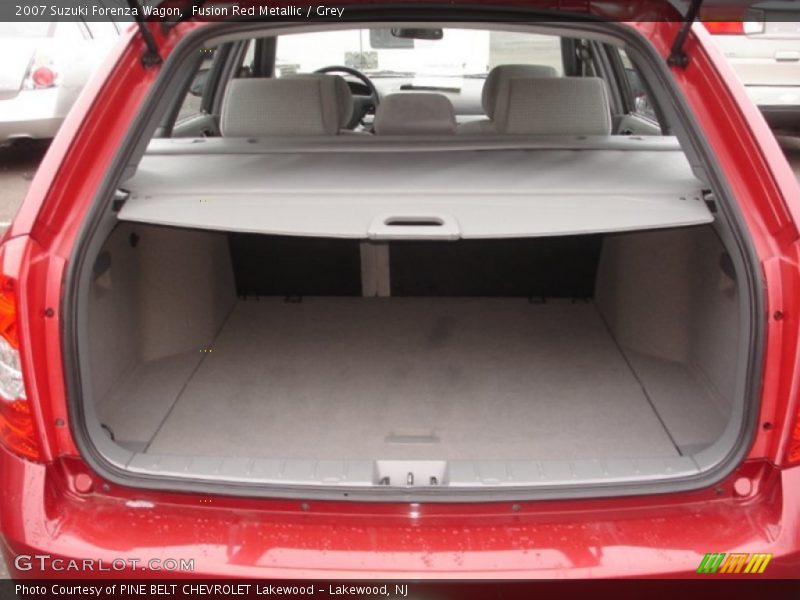 Fusion Red Metallic / Grey 2007 Suzuki Forenza Wagon