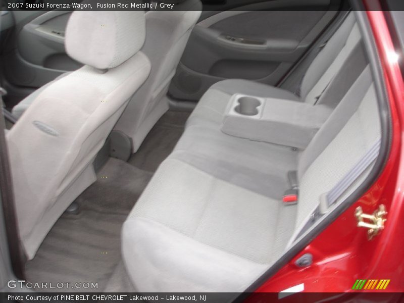 Fusion Red Metallic / Grey 2007 Suzuki Forenza Wagon