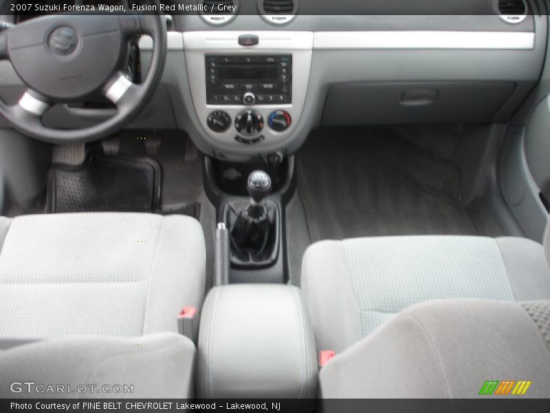 Fusion Red Metallic / Grey 2007 Suzuki Forenza Wagon