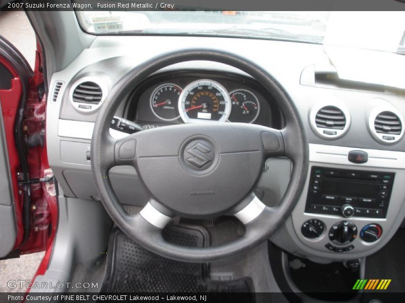 Fusion Red Metallic / Grey 2007 Suzuki Forenza Wagon