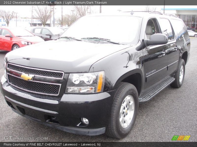 Black / Light Titanium/Dark Titanium 2012 Chevrolet Suburban LT 4x4