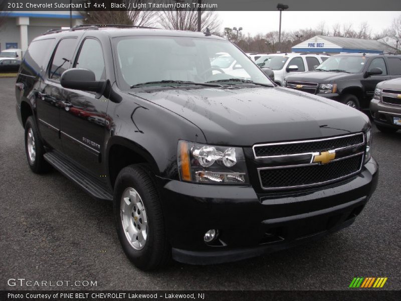 Black / Light Titanium/Dark Titanium 2012 Chevrolet Suburban LT 4x4