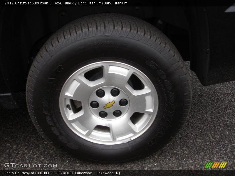 Black / Light Titanium/Dark Titanium 2012 Chevrolet Suburban LT 4x4