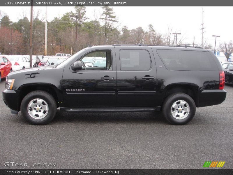 Black / Light Titanium/Dark Titanium 2012 Chevrolet Suburban LT 4x4