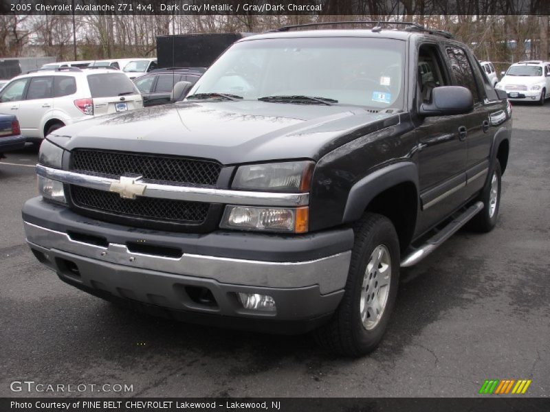 Dark Gray Metallic / Gray/Dark Charcoal 2005 Chevrolet Avalanche Z71 4x4