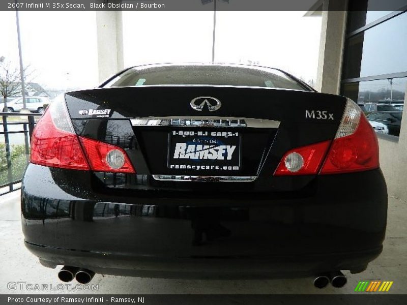 Black Obsidian / Bourbon 2007 Infiniti M 35x Sedan