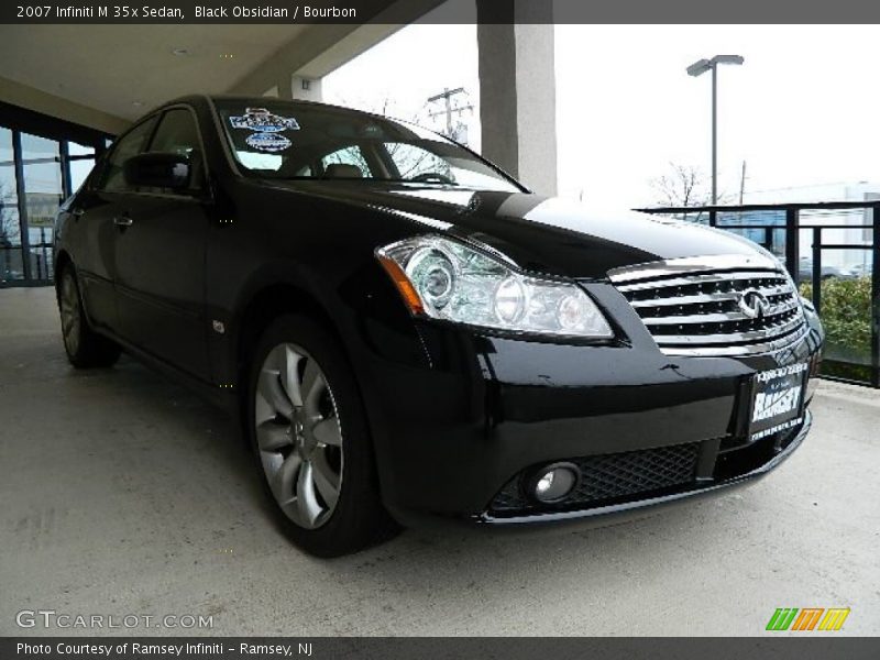 Black Obsidian / Bourbon 2007 Infiniti M 35x Sedan