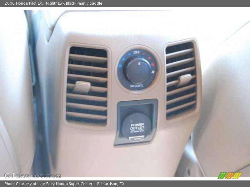 Nighthawk Black Pearl / Saddle 2006 Honda Pilot LX
