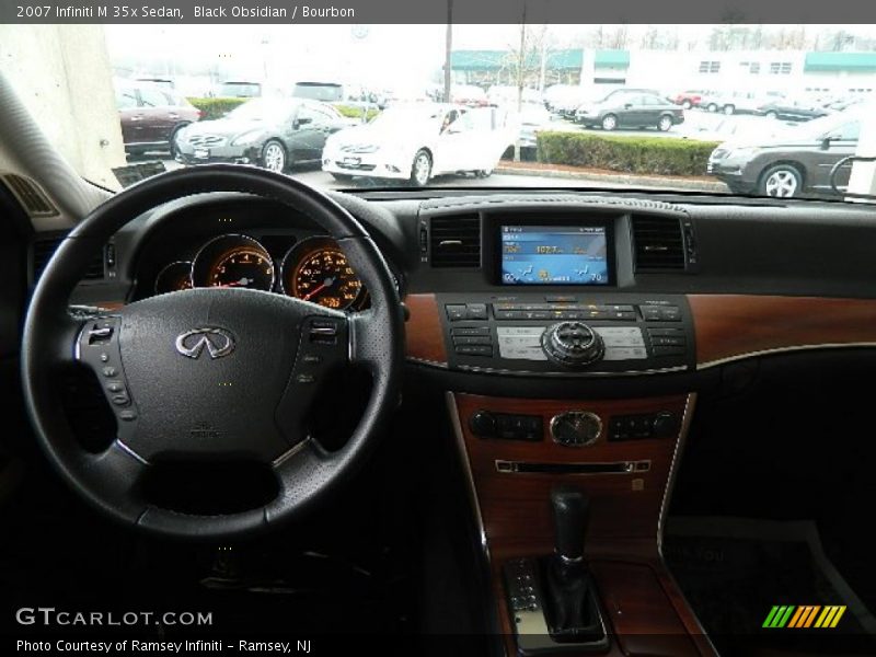 Black Obsidian / Bourbon 2007 Infiniti M 35x Sedan