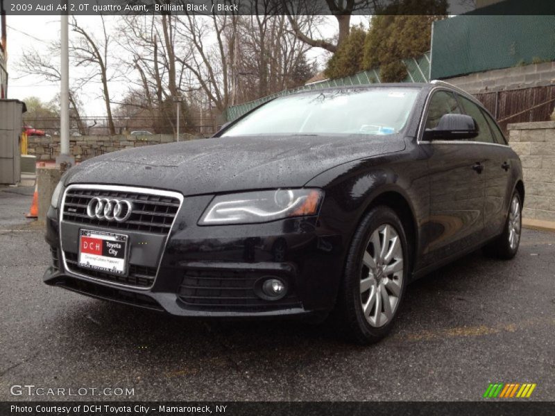 Brilliant Black / Black 2009 Audi A4 2.0T quattro Avant