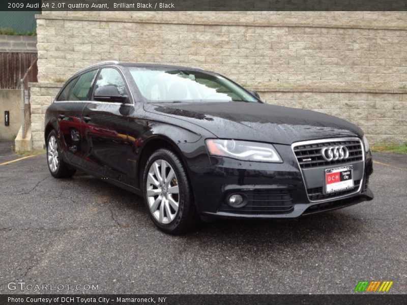 Brilliant Black / Black 2009 Audi A4 2.0T quattro Avant