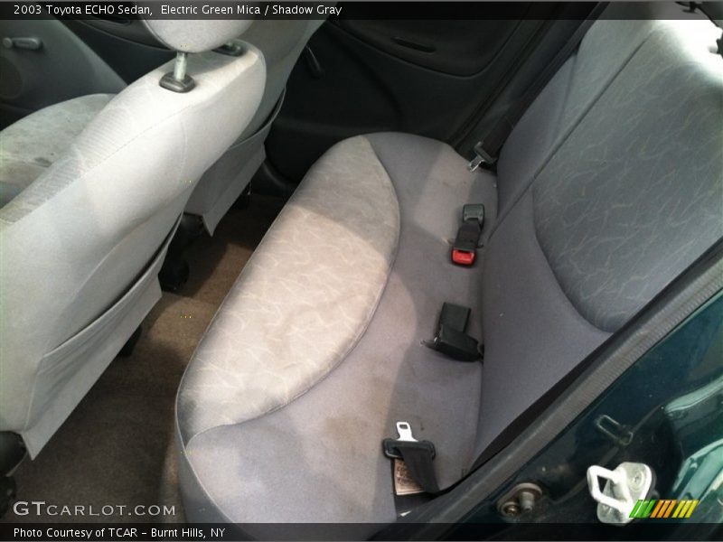 Electric Green Mica / Shadow Gray 2003 Toyota ECHO Sedan