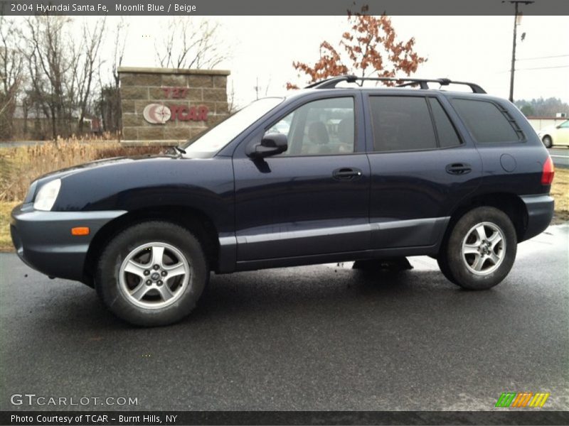 Moonlit Blue / Beige 2004 Hyundai Santa Fe