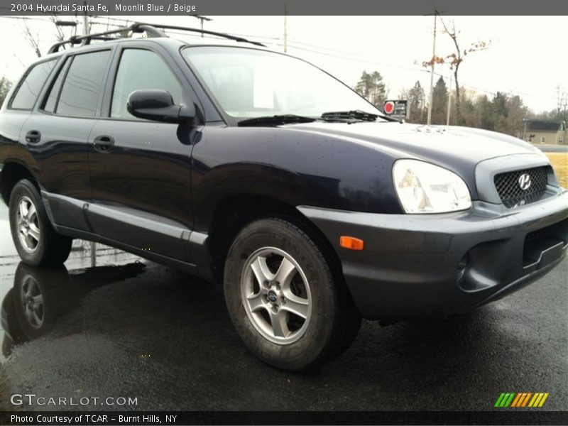 Moonlit Blue / Beige 2004 Hyundai Santa Fe