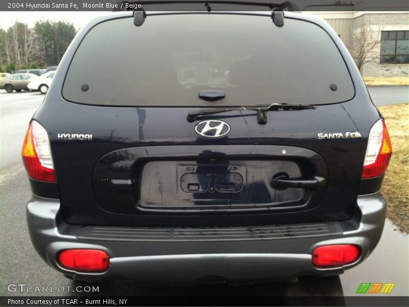 Moonlit Blue / Beige 2004 Hyundai Santa Fe